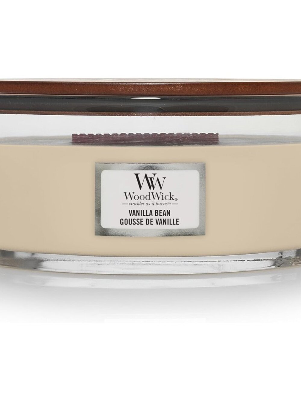 WOODWICK Candle Elipsa Vanilla Bean 76112E